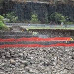 Reconformación de taludes aguas debajo de presa Chiriquí
