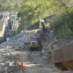 Reconformación de taludes aguas debajo de presa Chiriquí